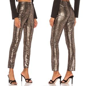 NWT Superdown Darla High Waisted Snakeskin Pants